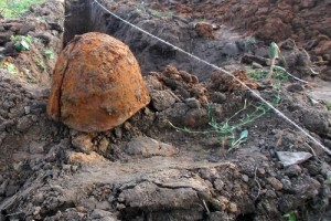 В Лиозно найдены останки советских солдат