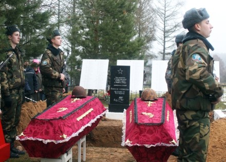 Перезахоронение советских воинов в аг. Бабиновичи